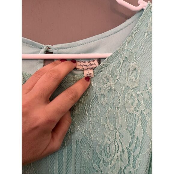 Eyeshadow mint, green lace dress size Large. ￼ - Picture 8 of 8